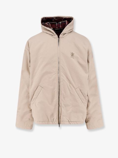 BALENCIAGA Balenciaga Men Cotton Blend Jacket With Embroidered Logo On The Front