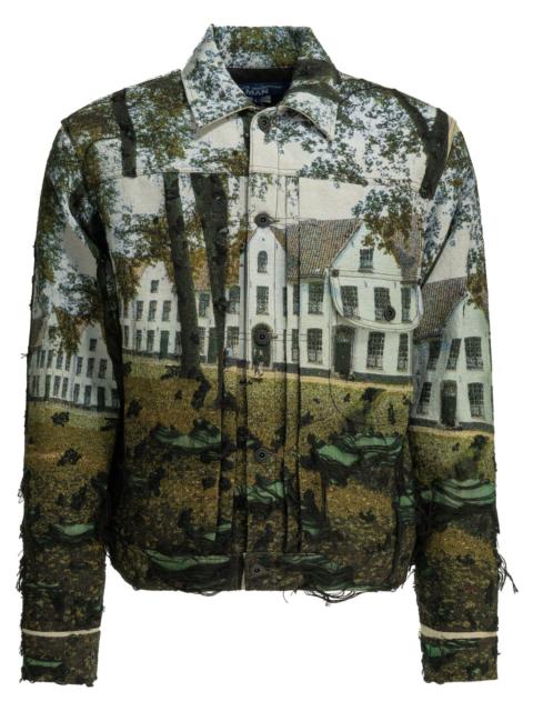 Junya Watanabe MAN Junya Watanabe Man Gobelin Weave House Jacket Green