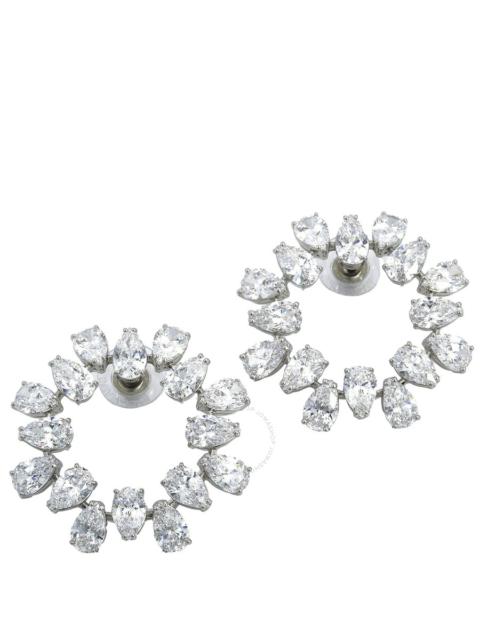 Other Designers Swarovski Ladies Millenia Hoop Earrings