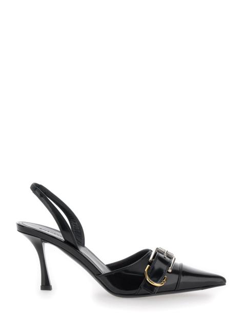 Givenchy Givenchy Women 'Voyou' Black Slingback Pumps With A Buckle In Patent Leather Woman