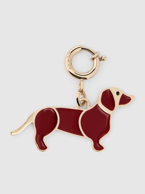 GUCCI Dog-shaped bag charm