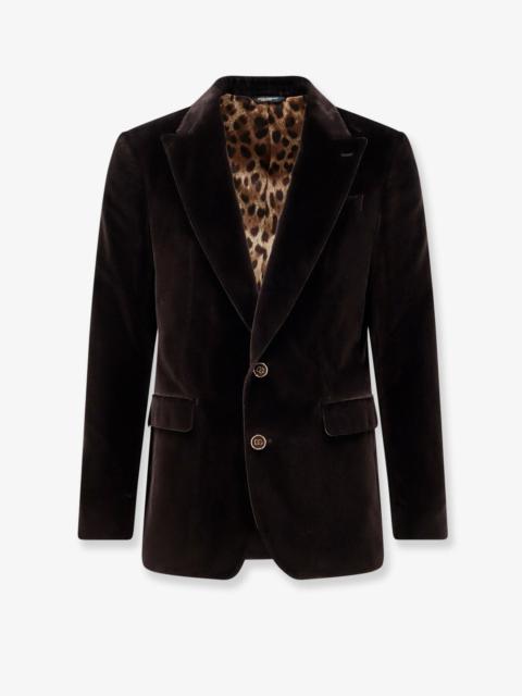 Dolce & Gabbana Dolce & Gabbana Men Velvet Blazer