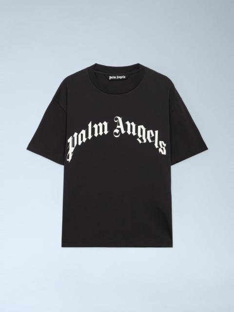 Palm Angels Curved Logo Reg T-Shirt