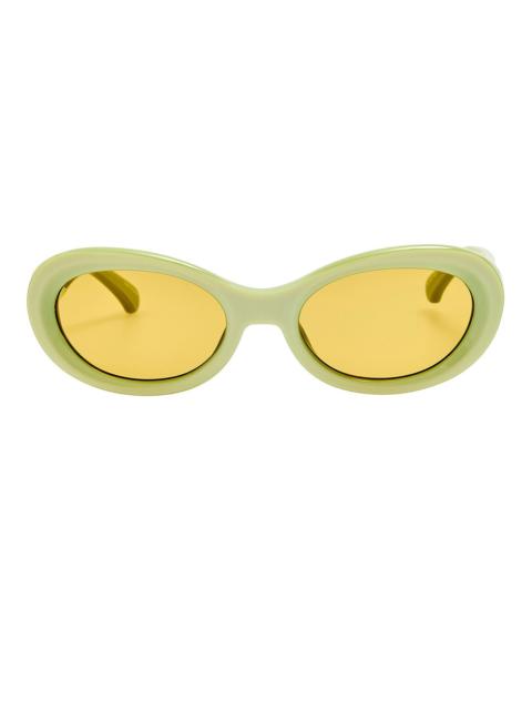 Dries Van Noten Oval Sunglasses