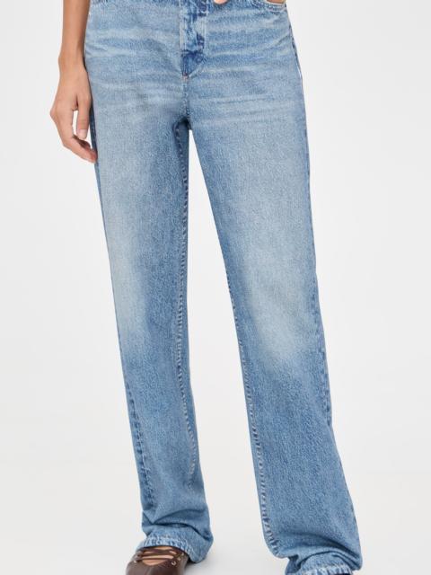 rag & bone Miramar Terry Shea Straight Pants