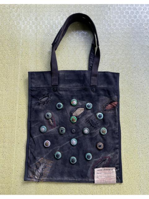 Other Designers Distressed Denim - very rare design vintage tough jeansmith tote bag tc3