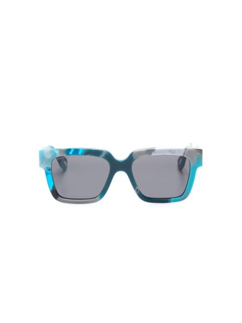 square-frame sunglasses