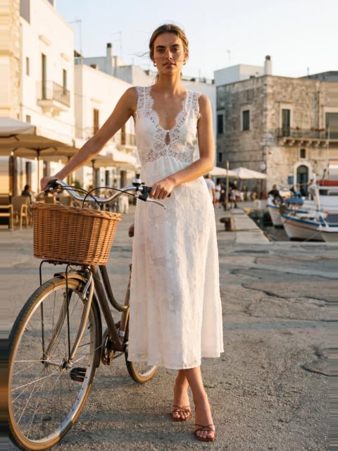 CAMI NYC LARYSA MIDI DRESS MACADAMIA