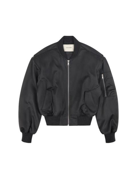 entire studios CROPPED BROAD BOMBER SUITING GREY