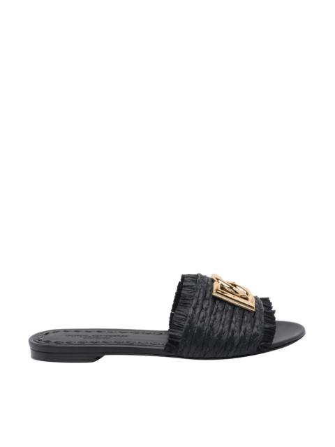 Dolce & Gabbana Dolce&Gabbana Women Logo Slide Sandals
