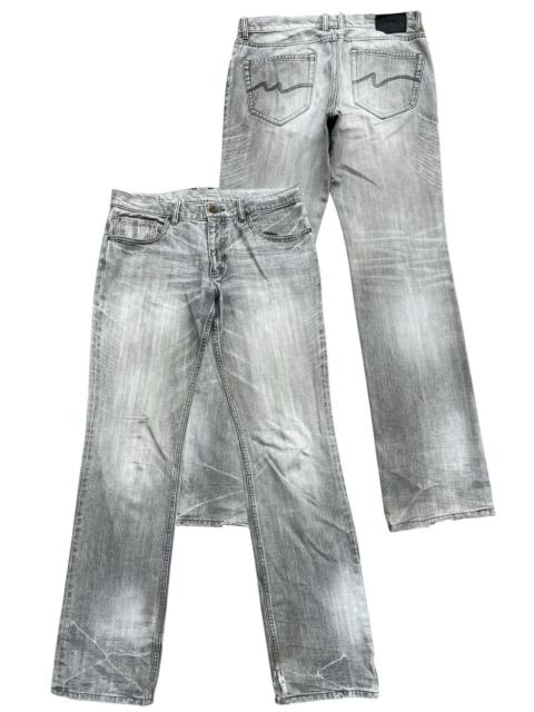 Other Designers Nicole Club - Nicole Monsieur Gothic Grey Distressed Denim Jeans 34x34