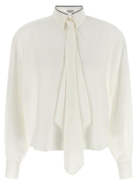 Brunello Cucinelli Brunello Cucinelli Women 'Shiny Collar' Shirt