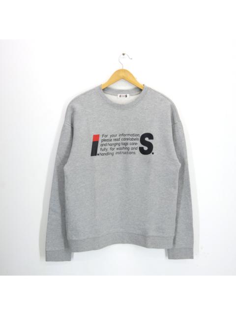 Other Designers Vintage - Big IS Logo Sweatshirt Crewneck Pullover Jumper