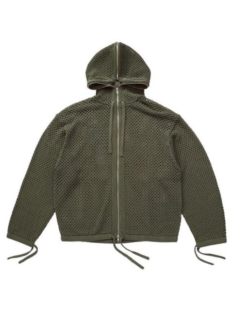 KENZO Kenzo Cotton Mesh Knitted Hooded Sweatshirt