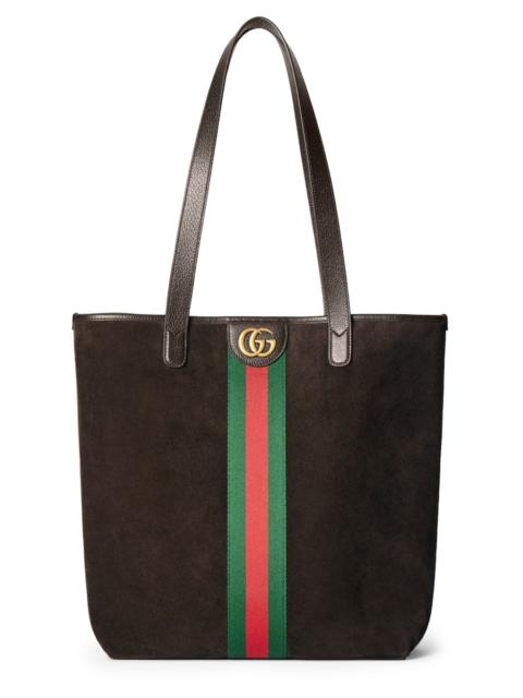 GUCCI SUEDE OPHIDIA SHOPPING BAG