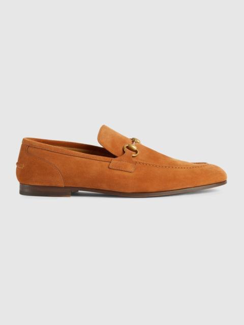 GUCCI Gucci Horsebit Jordaan Suede Loafers