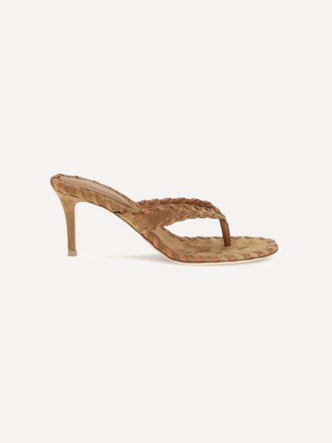 Gianvito Rossi Suede thong Sandals
