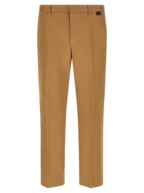 GUCCI Gucci Men Web Loop Pants