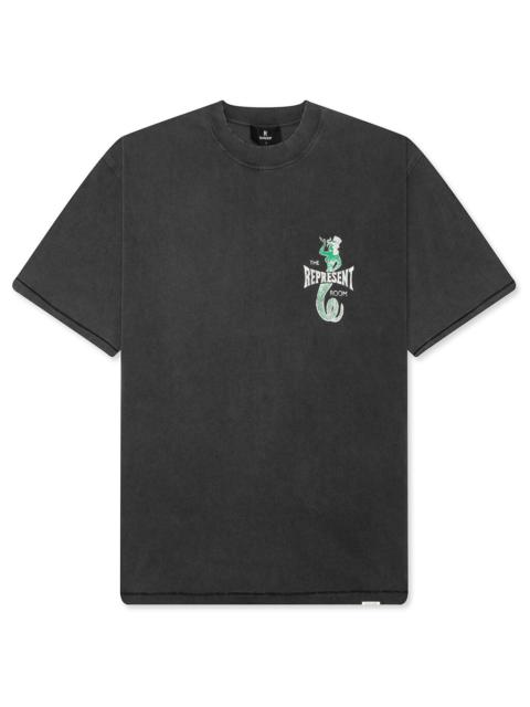 REPRESENT REPRESENT X THE VIPER ROOM DICE T-SHIRT - VINTAGE GREY