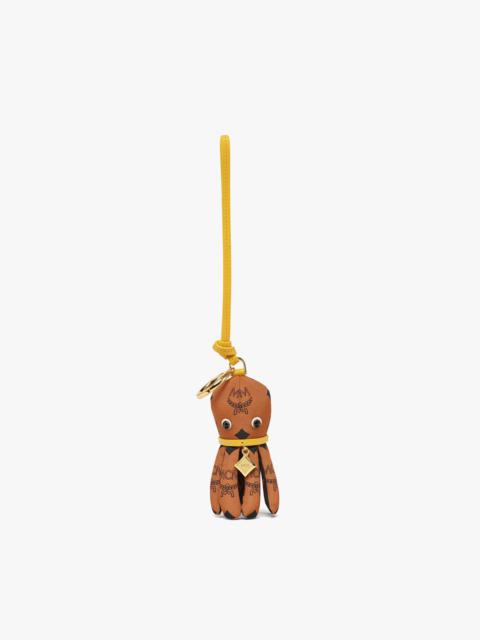 MCM Aren Octopus Charm in Monogram Nylon