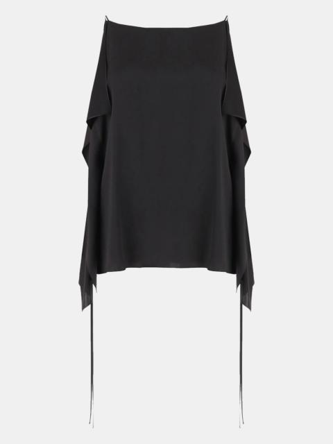 The Row 10854-W4414-BLK KORAY TOP