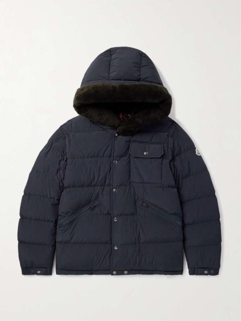 Marcelettes Faux Shearling-Trimmed Quilted Shell Down Jacket