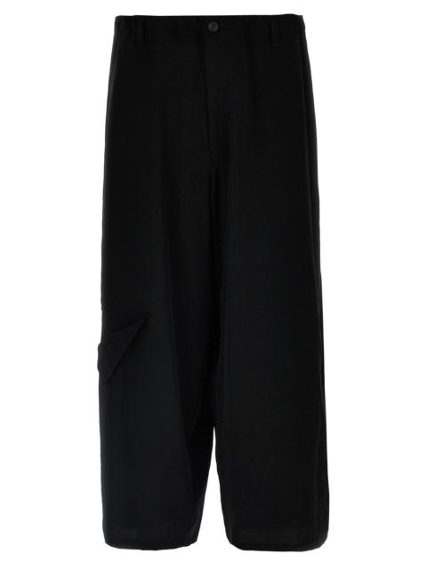 Yohji Yamamoto Yohji Yamamoto Men 'Ta Tuxedo Cut-Out Detail' Pants