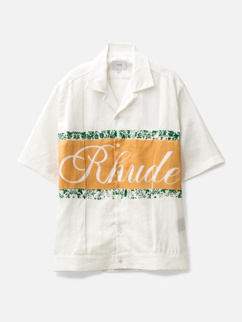 Rhude LINEN CUBAN SHIRT