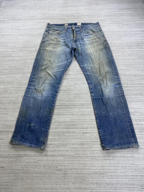 Other Designers AG Adriano Goldschmied × Le Grande Bleu (L.G.B.) × Vintage - Vtg AG Adriano Goldschmied Slim Straight Distressed Pants