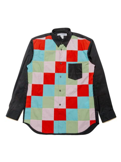 Comme des Garçons SHIRT Patchwork Check Shirt Black Mix