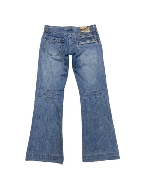 Other Designers If Six Was Nine - RUPERT THE DIFFERENCE Denim Flare Jeans Snake Patch