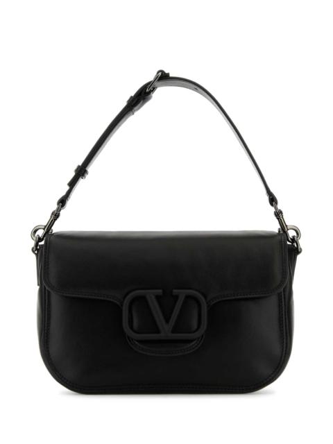 Valentino Valentino Garavani Men Black Leather Locã² Handbag