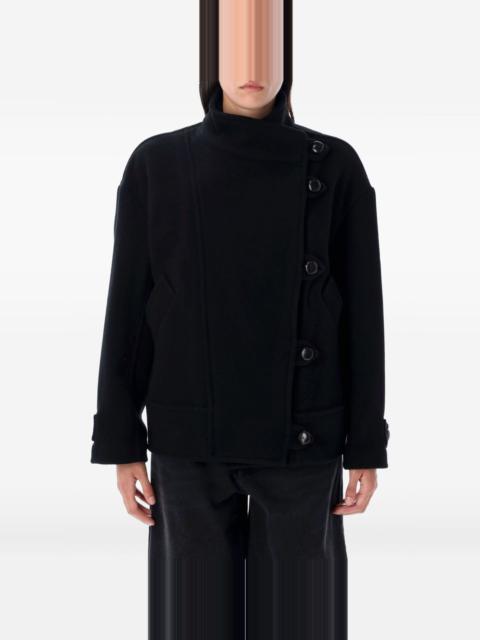 Isabel Marant Hanis high-neck button coat