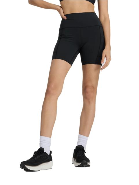 New Balance New Balance Sleek Pocket High Rise Short 6