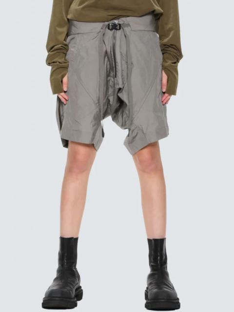 HAMCUS LPU/diagonal zipper split seam shorts/SG size S