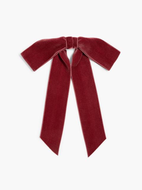 Jennifer Behr Velvet bow hair clip