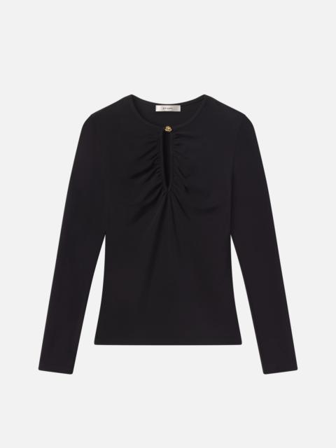 FRAME The Keyhole Top