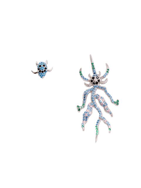 Collina Strada AQUAMARINE SPIKE MONSTER MIX EARRING