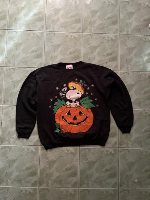 Other Designers Vintage - Vintage Snoopy Halloween Pumpkin Sweatshirt