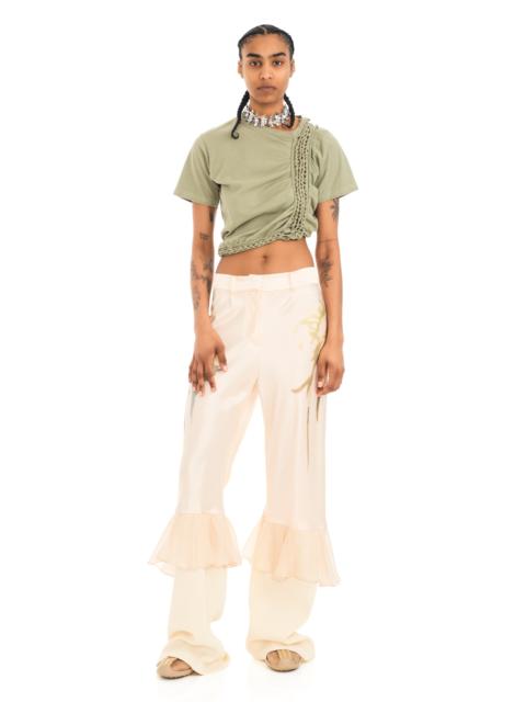 Collina Strada BUTTER FADED FLOWER GERANIUM TROUSER