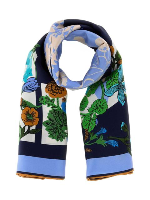 FERRAGAMO Printed Silk Foulard