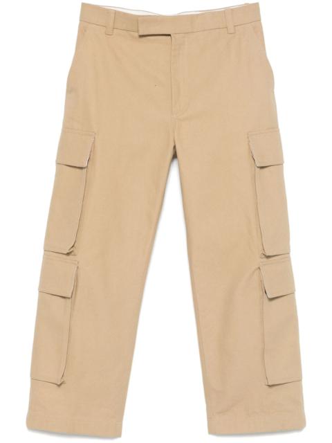 Thom Browne Washed Cotton Utility Chino Cargo Trouser Men