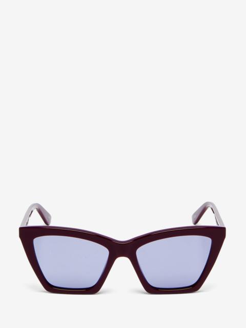 Alexander McQueen Spike Geometric Cat-eye Sunglasses