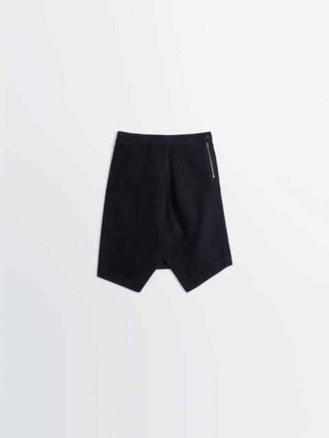 Lemaire ASYMMETRIC SKIRT IN DENIM