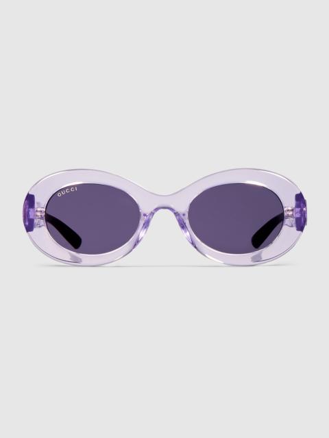 GUCCI Oval frame sunglasses