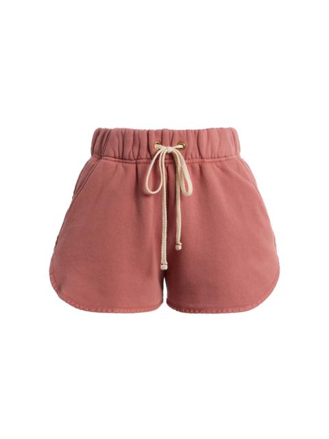 LES TIEN Serena Cotton Shorts pink