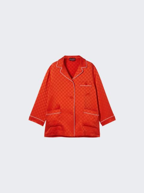GUCCI Satin Shirt Orange