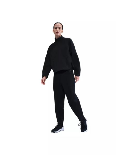 Nike Women's Universa Dri-FIT Mid-Rise Loose 7/8 Pants - Black