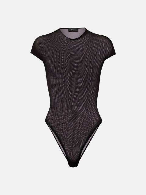 WARDROBE.NYC Sheer technical bodysuit