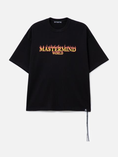 MASTERMIND WORLD SKULL ON FIRE BOXY SS TEE VER.1